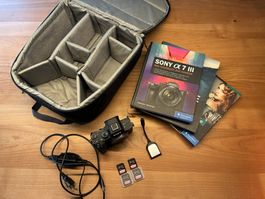 SONY A7 III Kamera-Set – sehr guter Zustand inkl. Zubehör