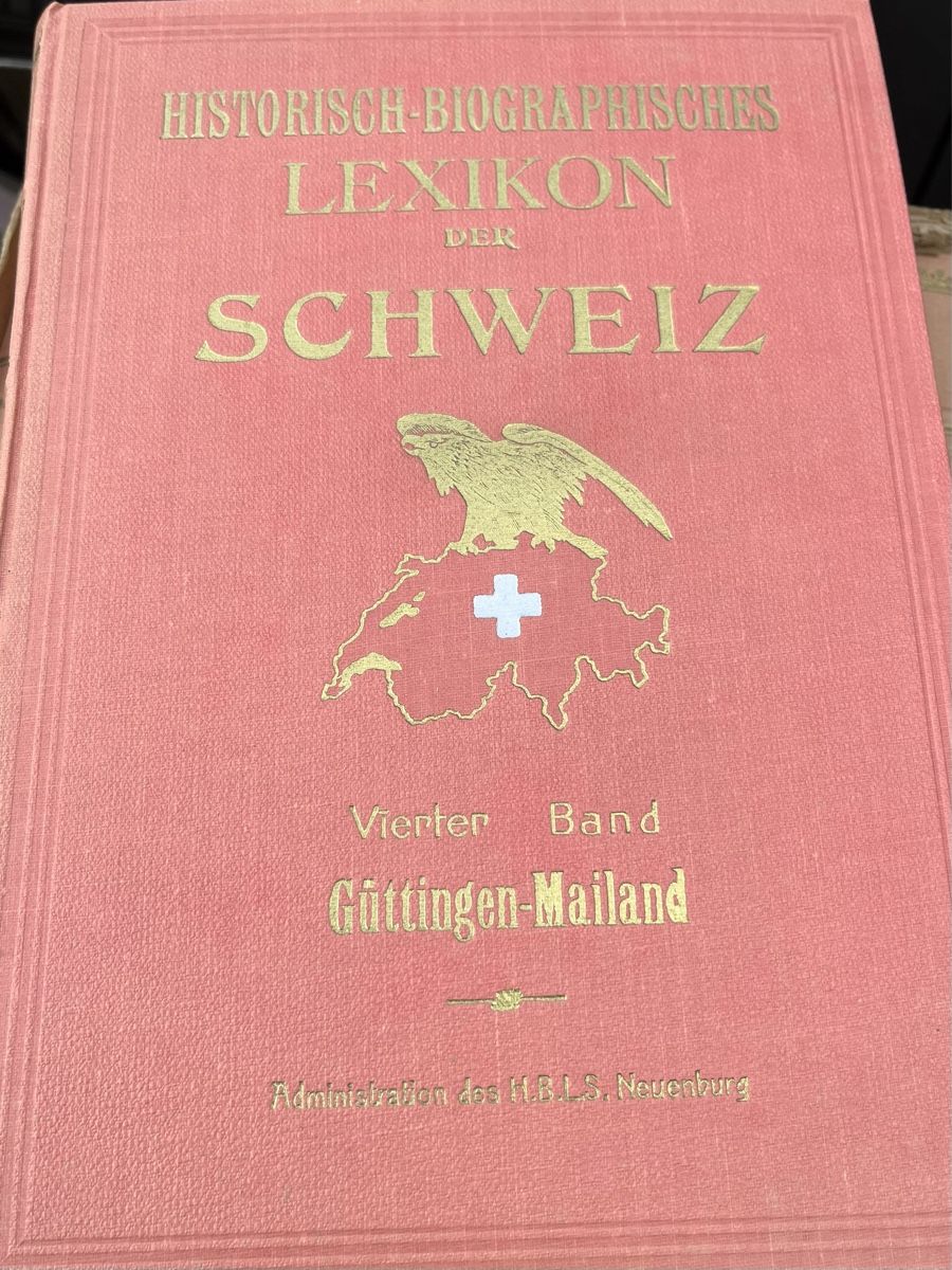 Libri: Historisch-biographisches Lexikon der Schweiz. – Usato da La Tour-de-Peilz venduto da Pansy02 3