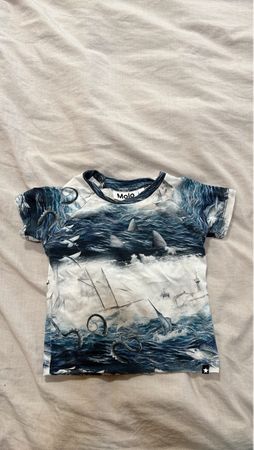 Molo T-Shirt  Ozean-Motiv, Gr 74 -Top Zustand