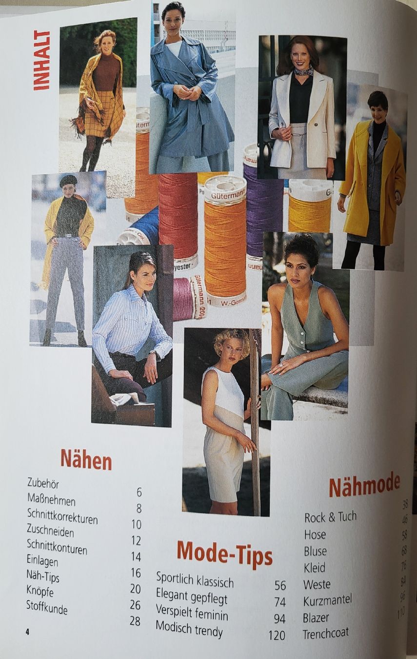 Libri: Burda Buch Nähen Stricken Sticken mit Schnittmusterbogen – Usato da Winterthur venduto da Baer49 1