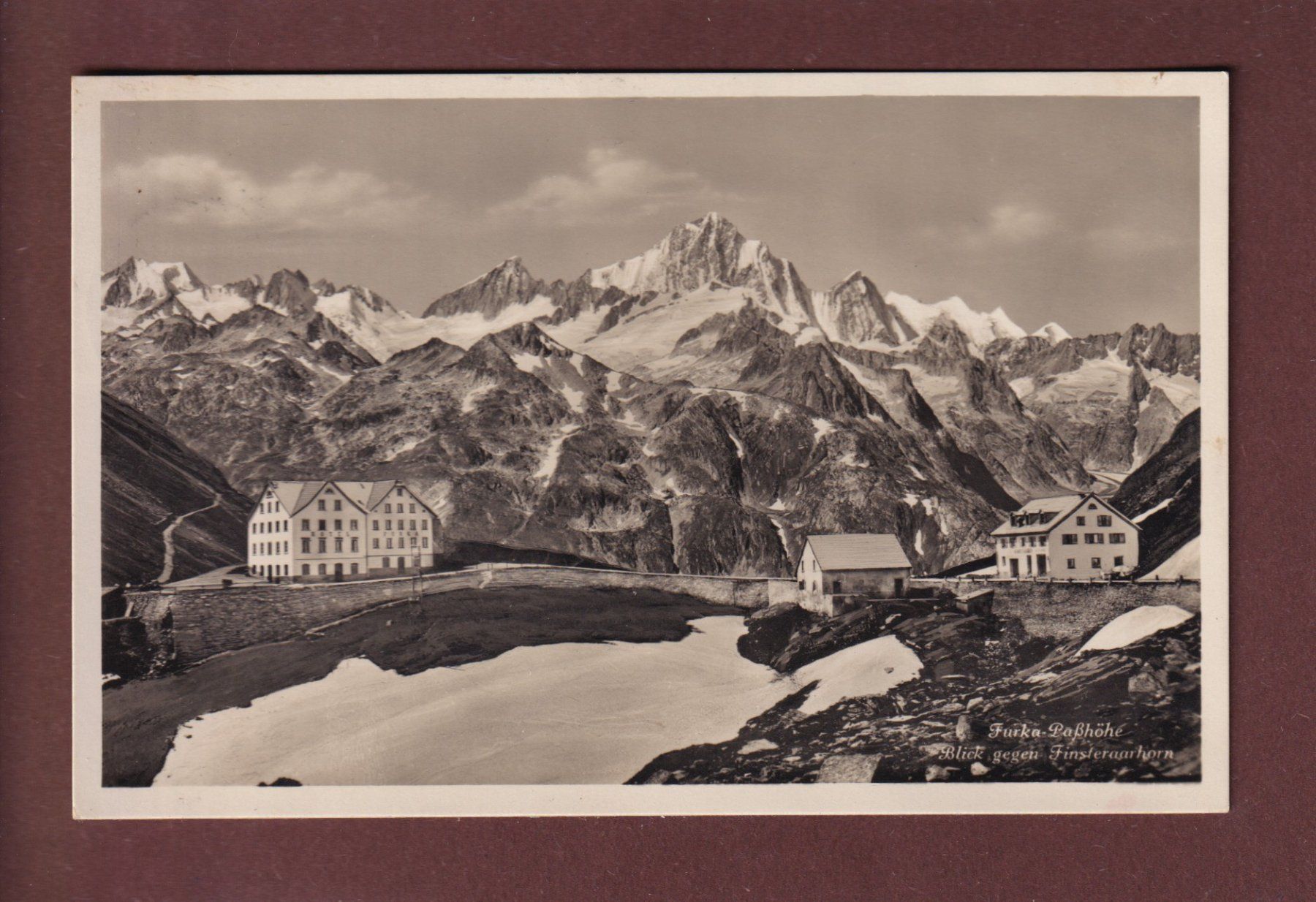 Cartoline postali: FURKA-PASSHÖHE - Feldpost – Usato da Pully venduto da nicecards