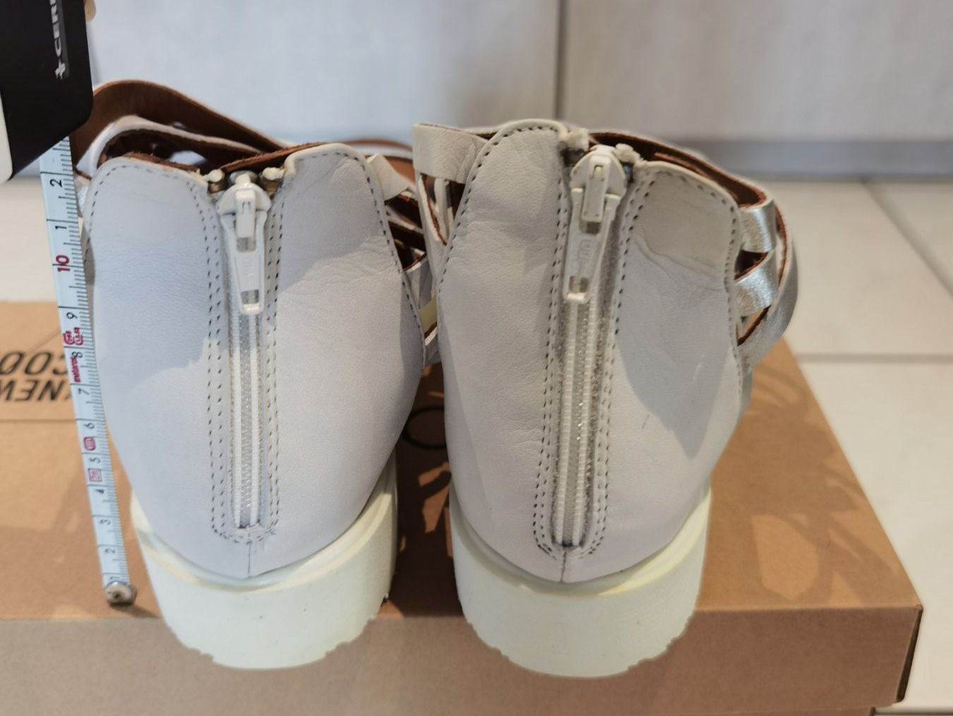 Scarpe da donna: Leder Sandalen Gr. 38 – Nuovo e nell'imballaggio originale da Uerkheim venduto da Justi.y 2