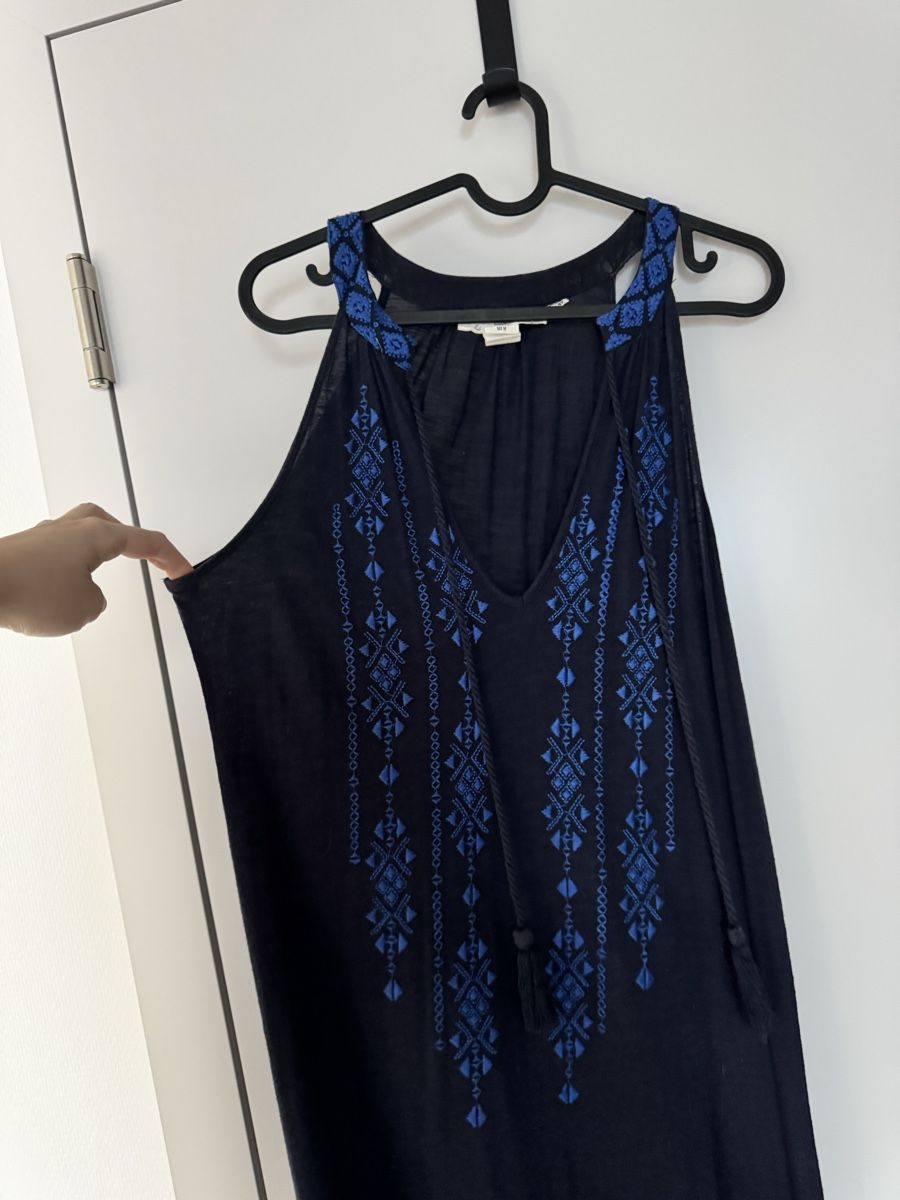 H&M Vestiti: Maxikleid in Dunkelbla Gr.M – Nuovo (secondo la descrizione) da Glattfelden venduto da Schuggi_21 1