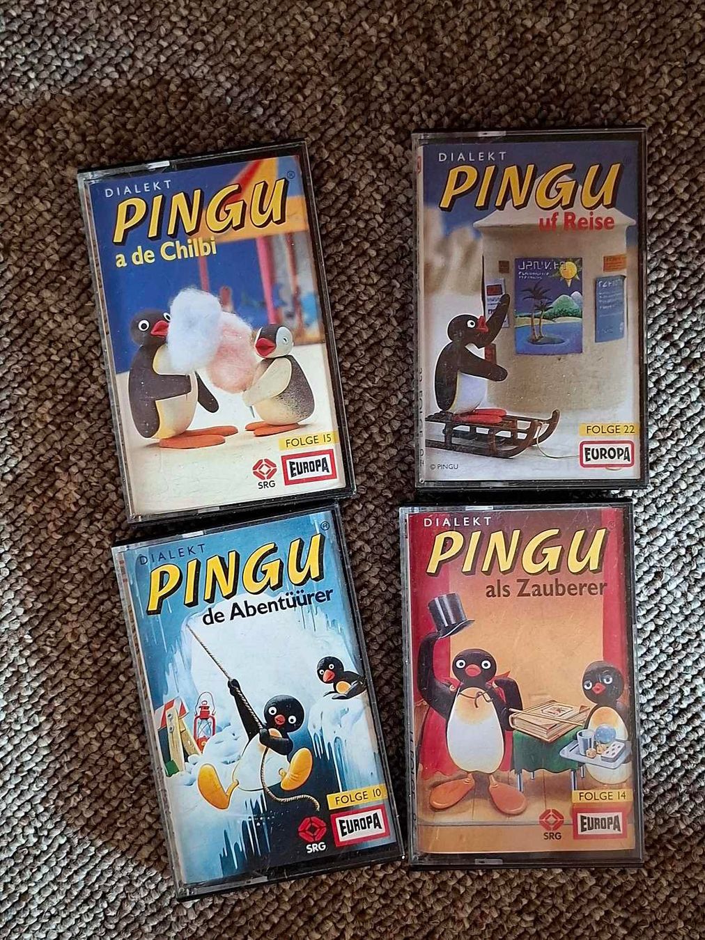 Kompaktkassetten: Pingu Kassetten - 4 Stück – Gebraucht aus Kaisten von Simpsons4