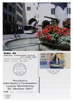 Baden Altstadt Letzttag Post Bus RVBW Scania Hess N94UB N°77
