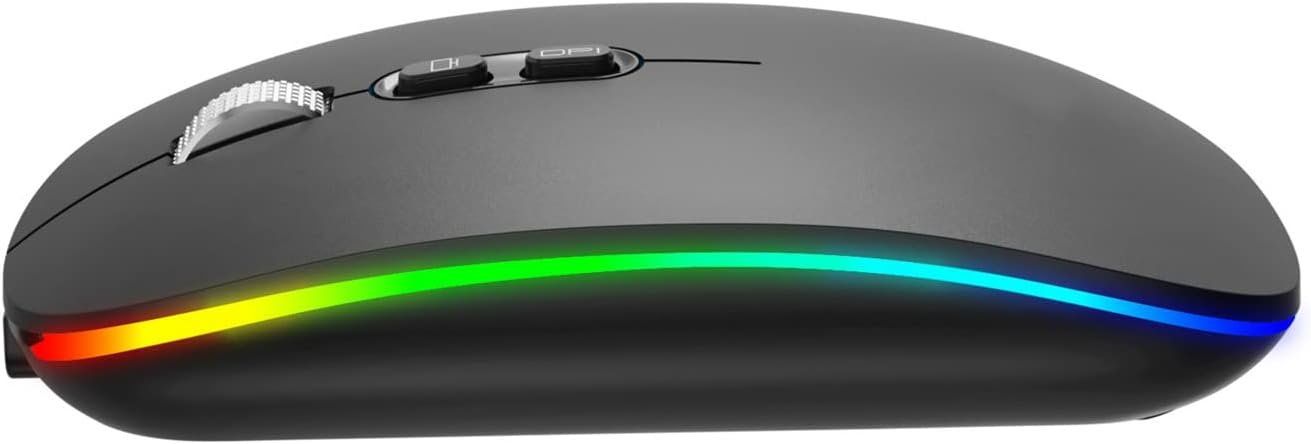 Mouse: Dual Mode Bluetooth Computer Akku Maus LED RGB USB-C – Nuovo e nell'imballaggio originale da Hundwil venduto da Equiply 2