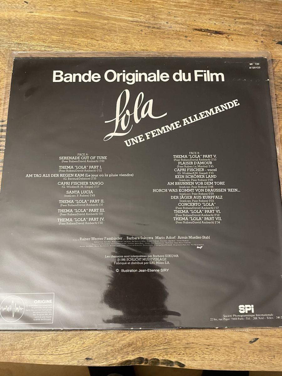Dischi in vinile: Lola - Peer Raben – Usato da Hombrechtikon venduto da baersandro 1