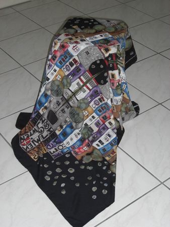 Hundertwasser  Seiden-Foulard neuwertig TOP