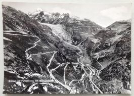 Grimsel und Furkastrasse mit Rhonegletscher