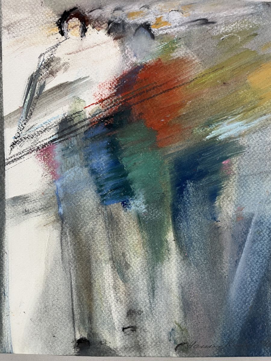 Dipinti: Gouache / modernes Werk von Hanni Studer 1996 – Usato da Gelterfingen venduto da liq-nator