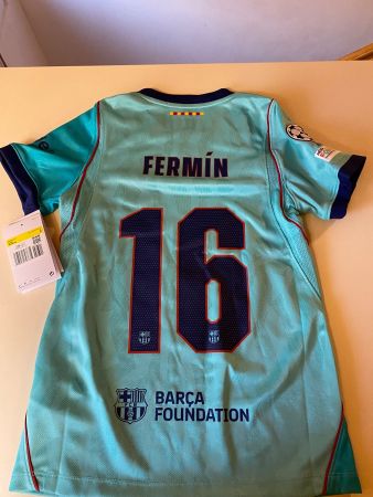 FC Barcelona Trikot Fermin 16 Nike neu mit Etikett blau