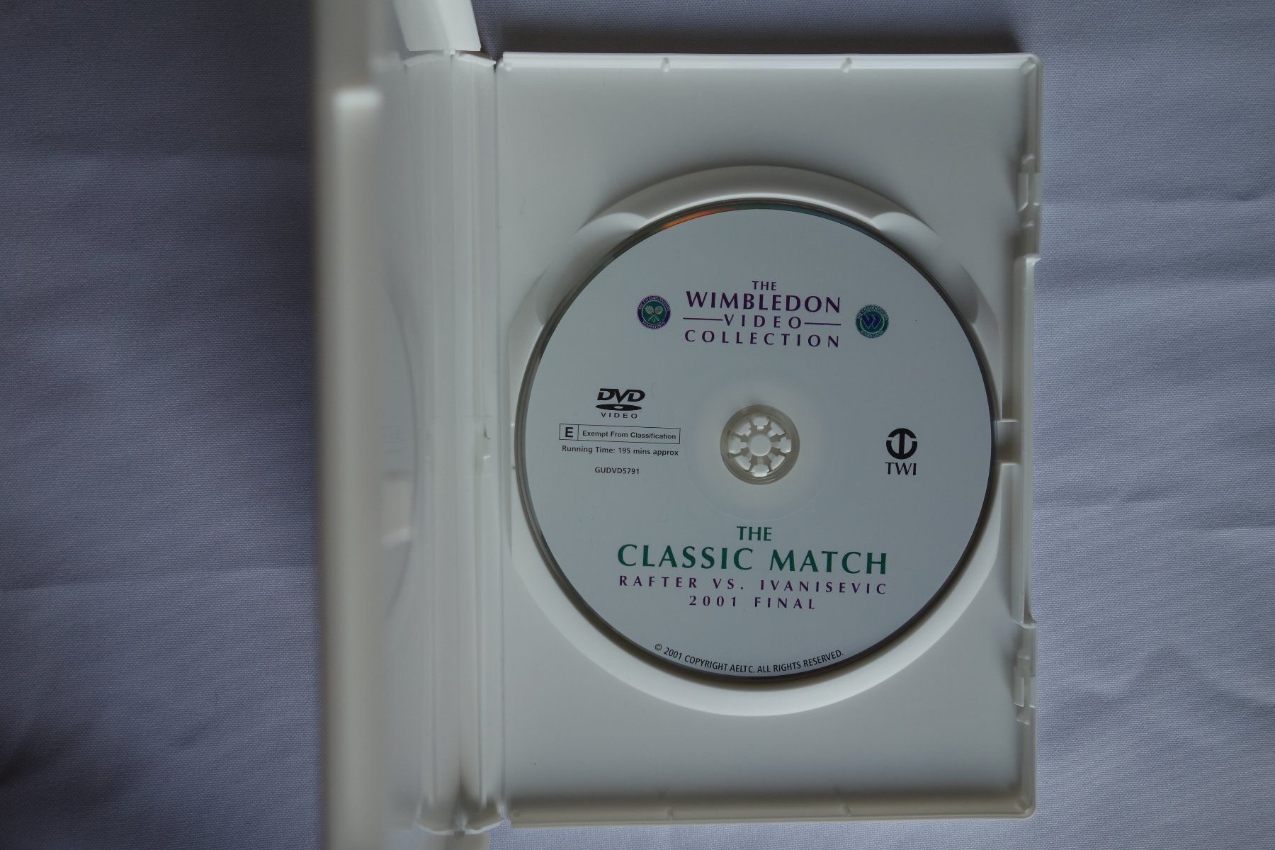Tutti i DVDs: Wimbledon Rafter vs. Ivanisevic 2001 Final -Gratis Versand ! – Usato da Luzern venduto da ron_35 1