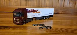 Herpa Galliker Food Logistics LKW Modell 1:87
