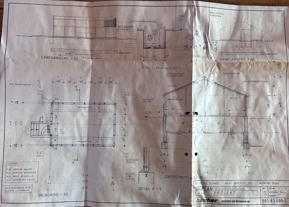Casette da giardino & serre: Gewächshaus Treibhaus – Usato da Giswil venduto da 2059rudolf 4