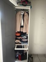 IKEA PAX Schrank grau mit Innenausstattung