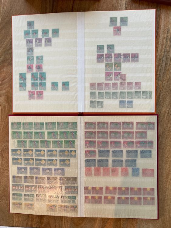 HURRISE feuille de livre de collection de timbres 10 feuilles de pages