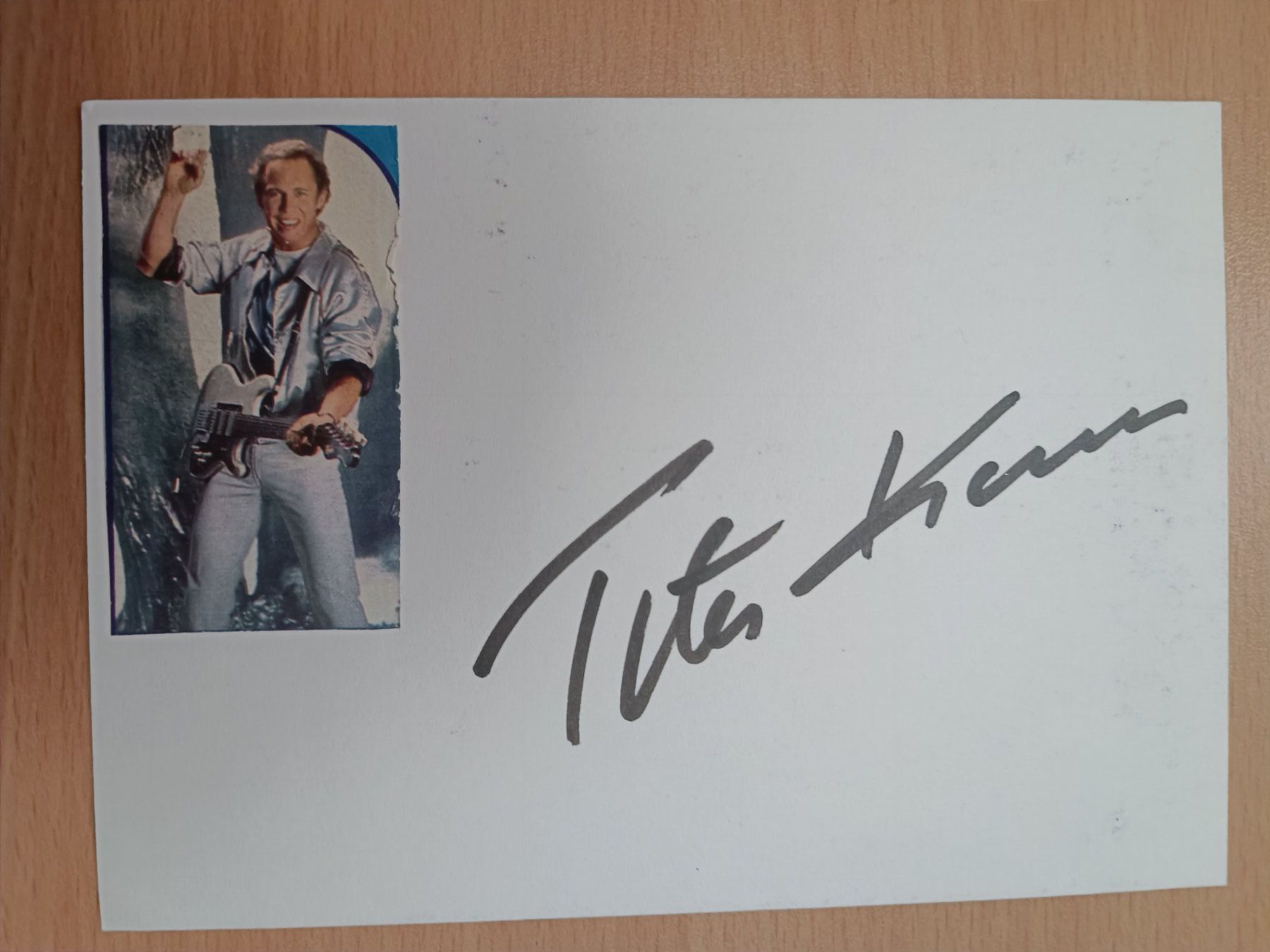 Autografi: Peter Kraus - handsigniert – Usato da Menziken venduto da Artographs