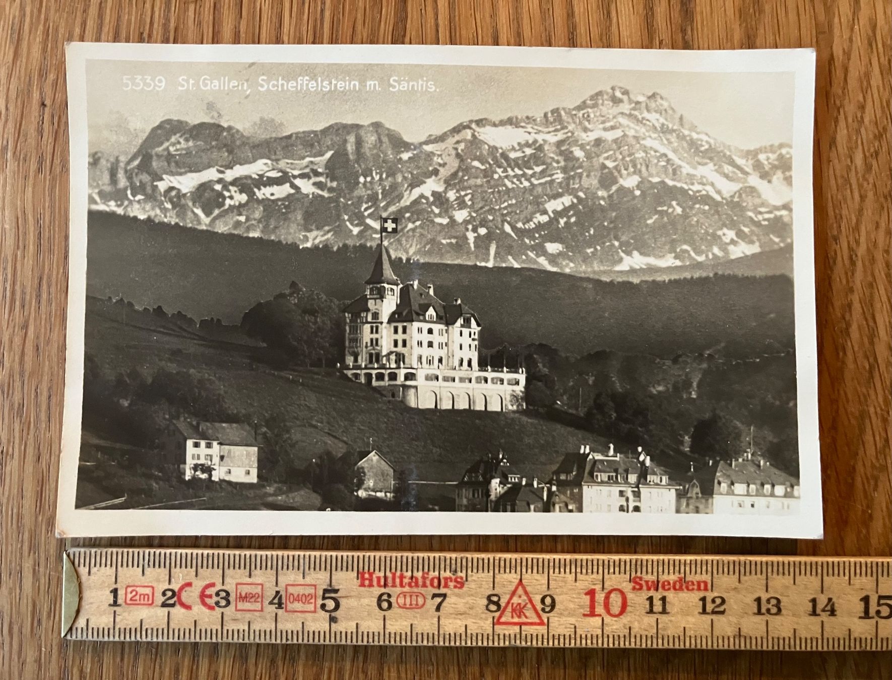 Cartoline postali: Antike Ansichtskarte St. Gallen Säntis – Usato da Waldstatt venduto da breitaxt