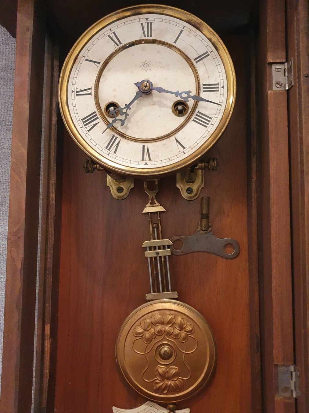 Orologi da terra & Orologi da parete: Antike Wanduhr Regulator Holz Gründerzeit – Usato da Basel venduto da M2 4
