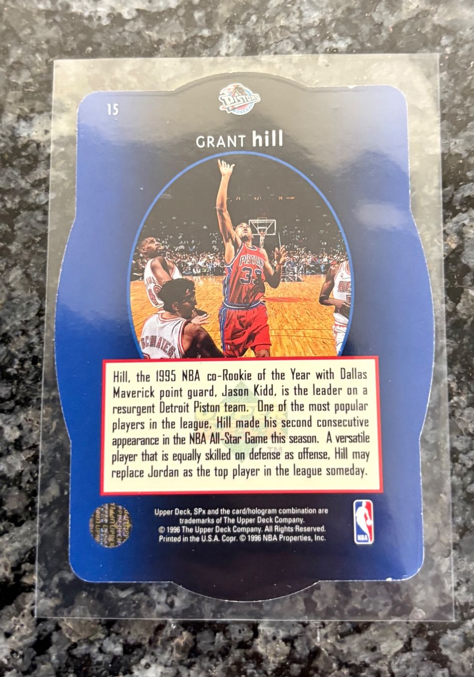 Nba Carte collezionabili: NBA Grant Hill SPX 96 Card – Nuovo (secondo la descrizione) da Muttenz venduto da joba23 1