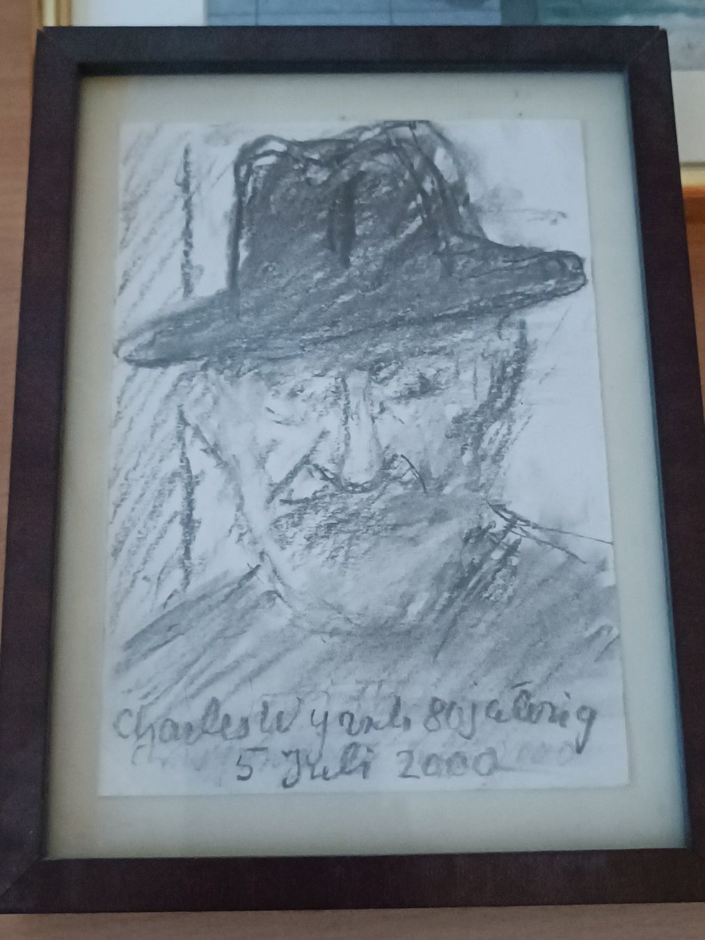 Dipinti: Charles Wyrsch - original Zeichnung – Usato da Menziken venduto da Artographs