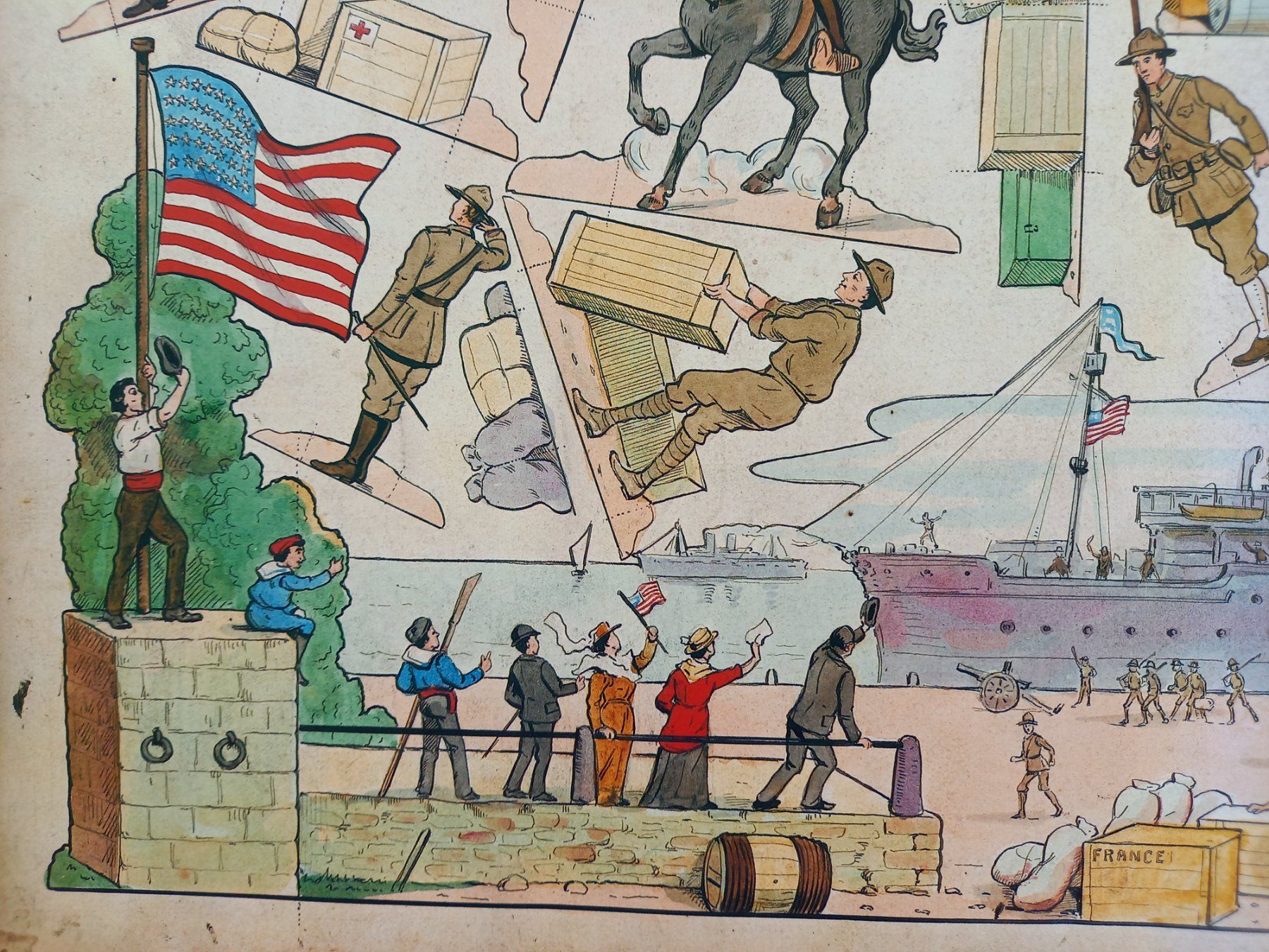 Grafiken & Lithographien: reproduction d'une ancienne image d'Epinal – Gebraucht aus Lausanne von leneko 2