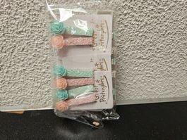 Neu - Haarclip Rosen 6 Stk.