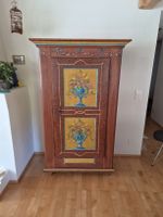 Handbemalter Bauernschrank/Landhausstil – 177 × 106 × 50cm