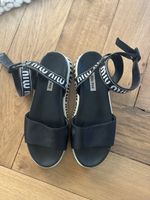 Miu Miu Sandalen schwarz Grösse 38 guter Zustand