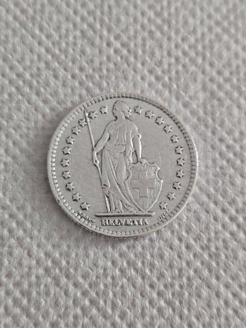 Toutes les monnaies: Pièce 1 franc suisse 1943 en argent.  – D'occasion à La Chaux-de-Fonds par tuoro25