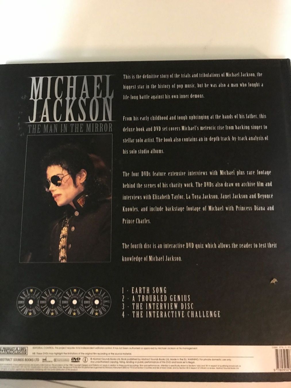 Tutti i DVDs: Michael Jackson 4 DVD‘s in einem Buch – Nuovo (secondo la descrizione) da Zeiningen venduto da Rakkon1 3