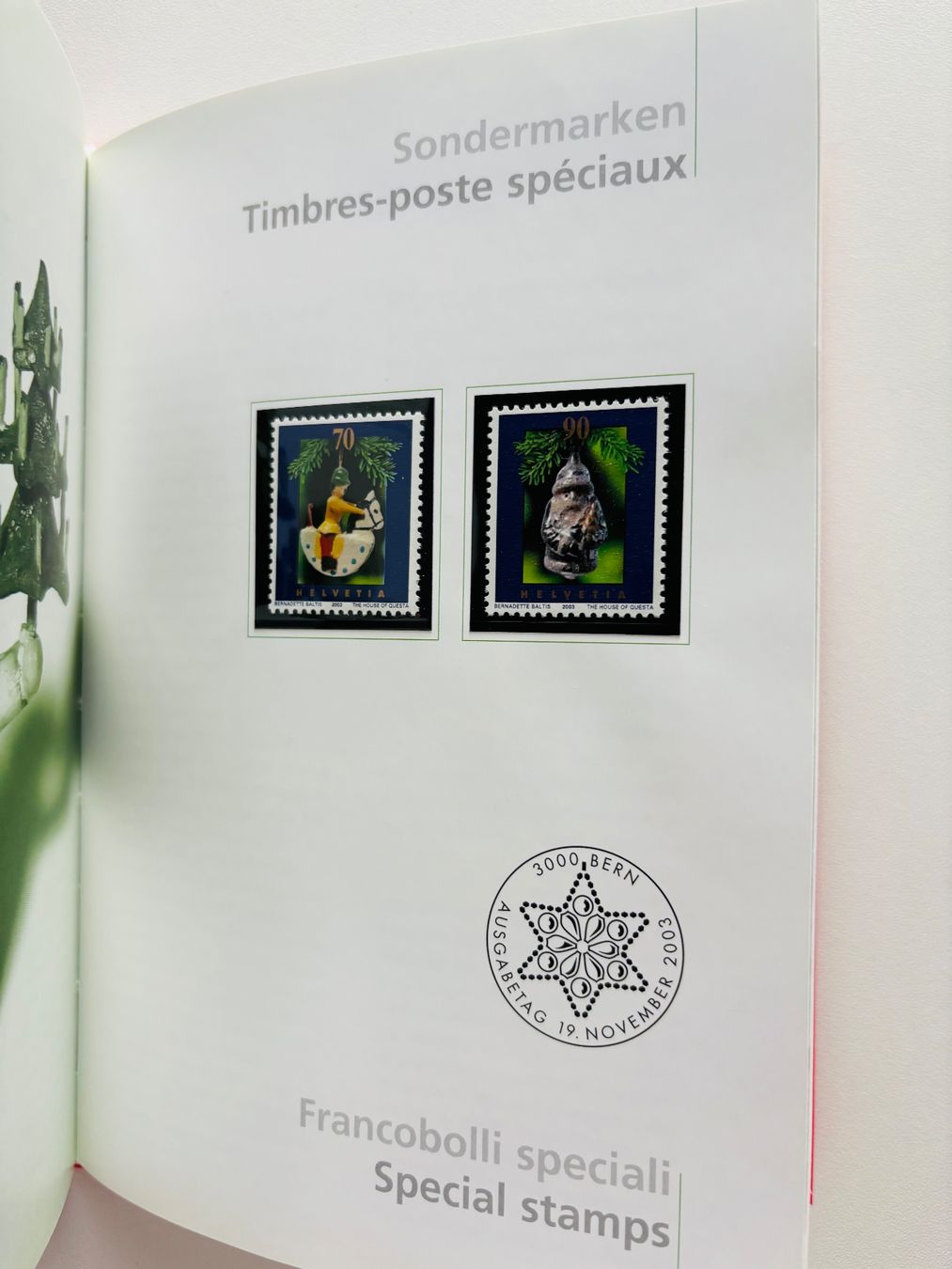 Tutti i francobolli: 2003 Jahrbuch Schweizer Briefmarken postfrisch ** Kat. 140.- – Nuovo e nell'imballaggio originale da Müswangen venduto da buyin 1