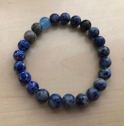 Bracciali & Braccialetti: Planeten Armband "Erde", elastisch, neu + originalverpackt – Nuovo e nell'imballaggio originale da Gossau/ZH venduto da amazonas66