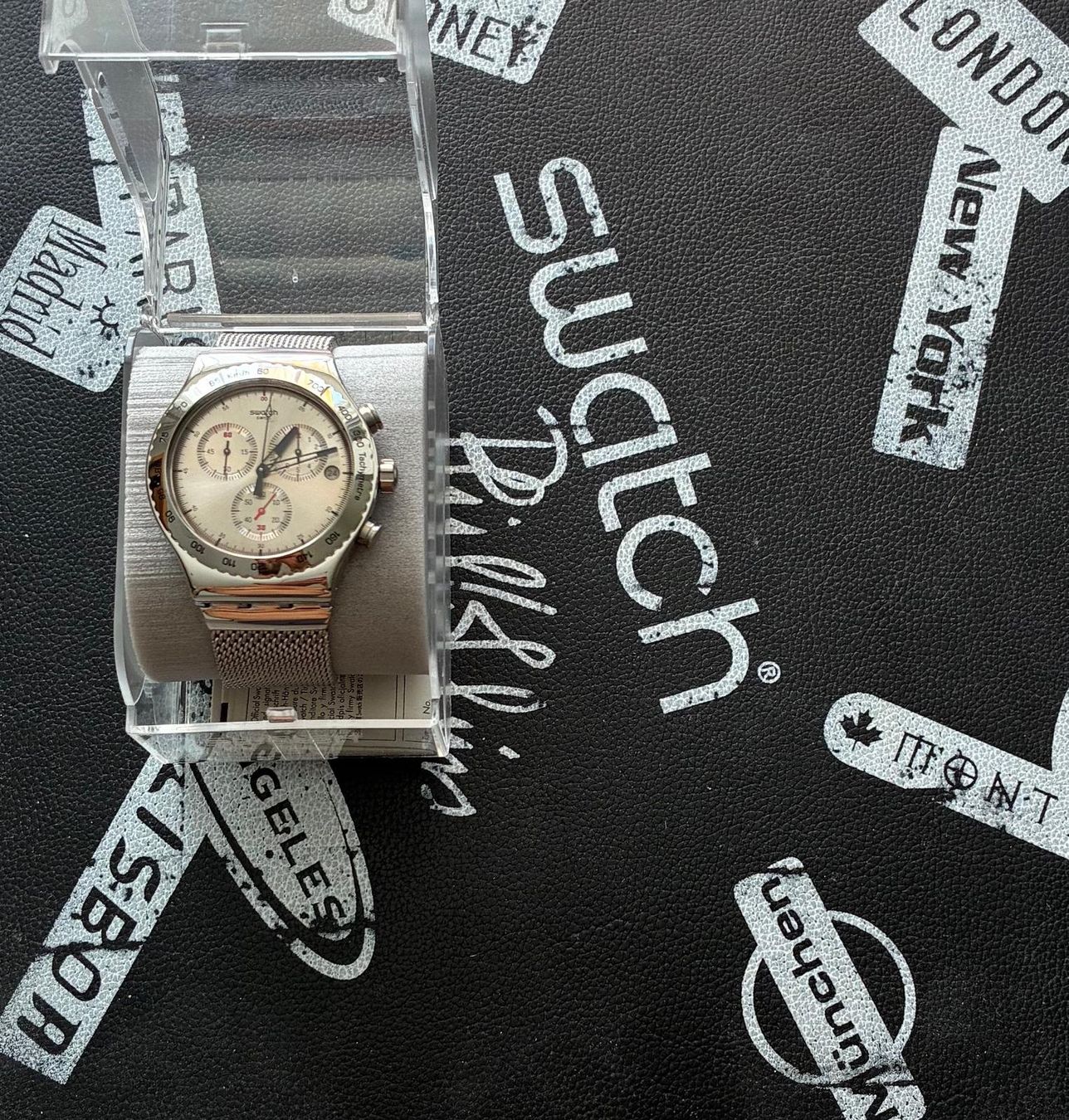 Swatch Orologi: Swatch Uhr Irony Chrono Silverish YVS405G – Nuovo (secondo la descrizione) da Orpund venduto da Dracaris77