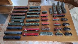 H0 AC, DC, lot. 11 Loks, 21 Wagen, 28 Gleise. PREISVORSCHLAG