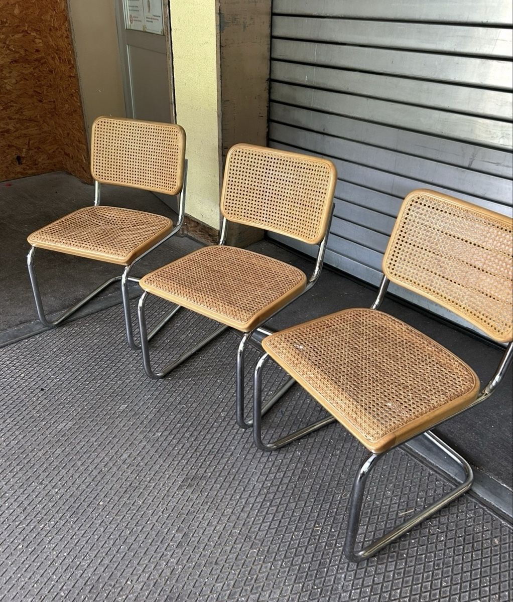Thonet Sedie: Fauteuils THONET 81 rotin et métal ensemble – Usato da Thierrens venduto da Bigla 3