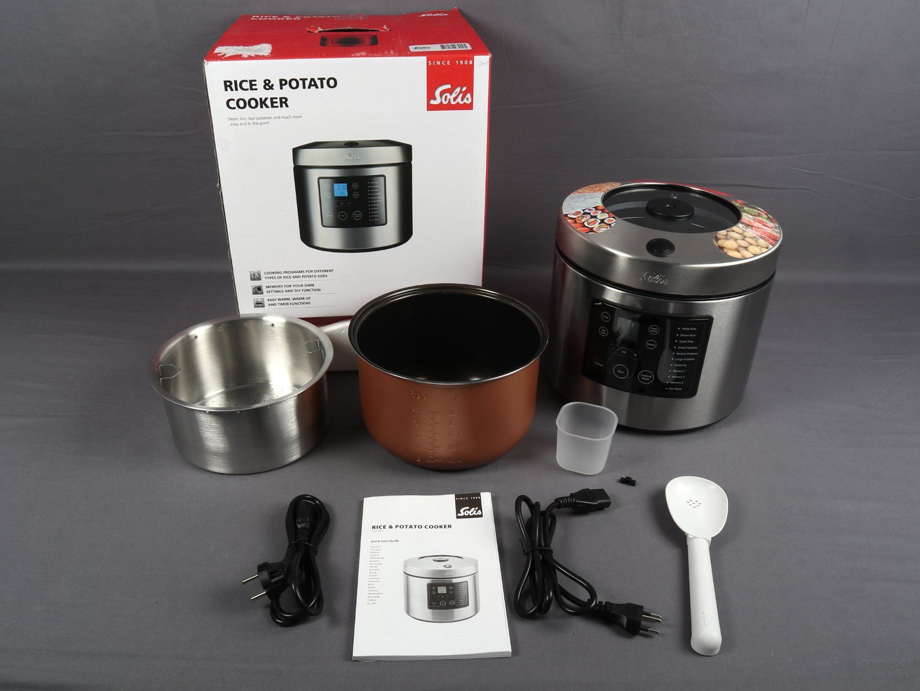 Solis Elettrodomestici da cucina: SOLIS Rice & Potato Cooker – Nuovo (secondo la descrizione) da Steinen venduto da Restwert_Steinen