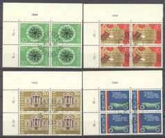 1980, Sonderpostmarken, Viererblöcke, ET
