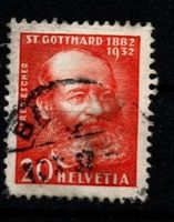 1932 - Gedenkausgabe 50.Jubiläum der Gotthardbahn