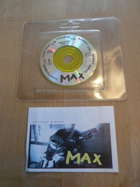 CDs: WERNER WIDMER Max - 4 Track PROMO - 3" CD - CH 1990 – Neuf avec emballage d'origine à Zofingen par mooni89