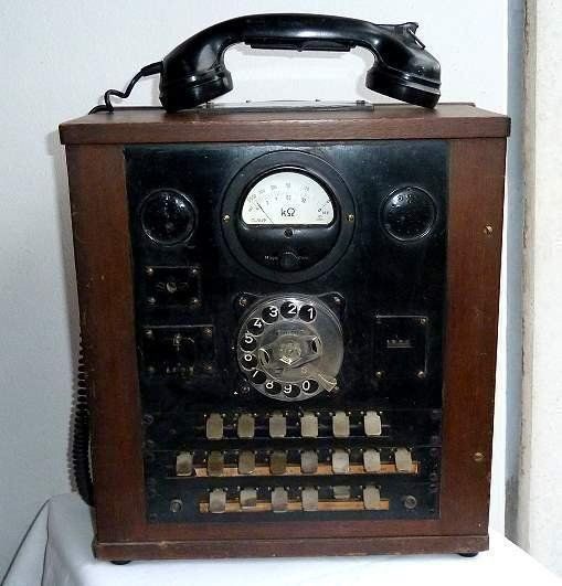Telefoni: Telefon Mess - und Prüfstation von 1930 – Difettoso da Himmelried venduto da Monetron