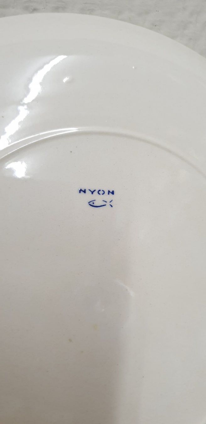 Piatti: Nyon Keramik Faience Teller mit Spritzdekor – Usato da Emmen venduto da magelan 4
