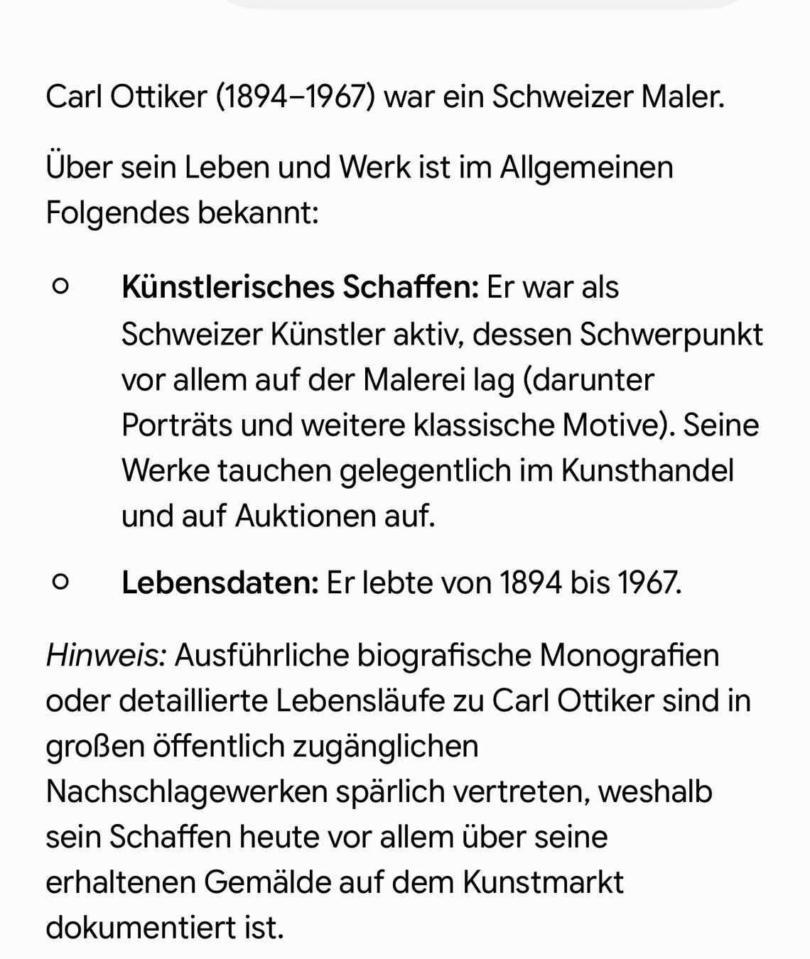 Tableaux: Carl Ottiker (1894-1967) – D'occasion à Grosshöchstetten par Perle1951 4