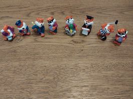 Ü-Ei Figuren Sammlung,  8 Stück