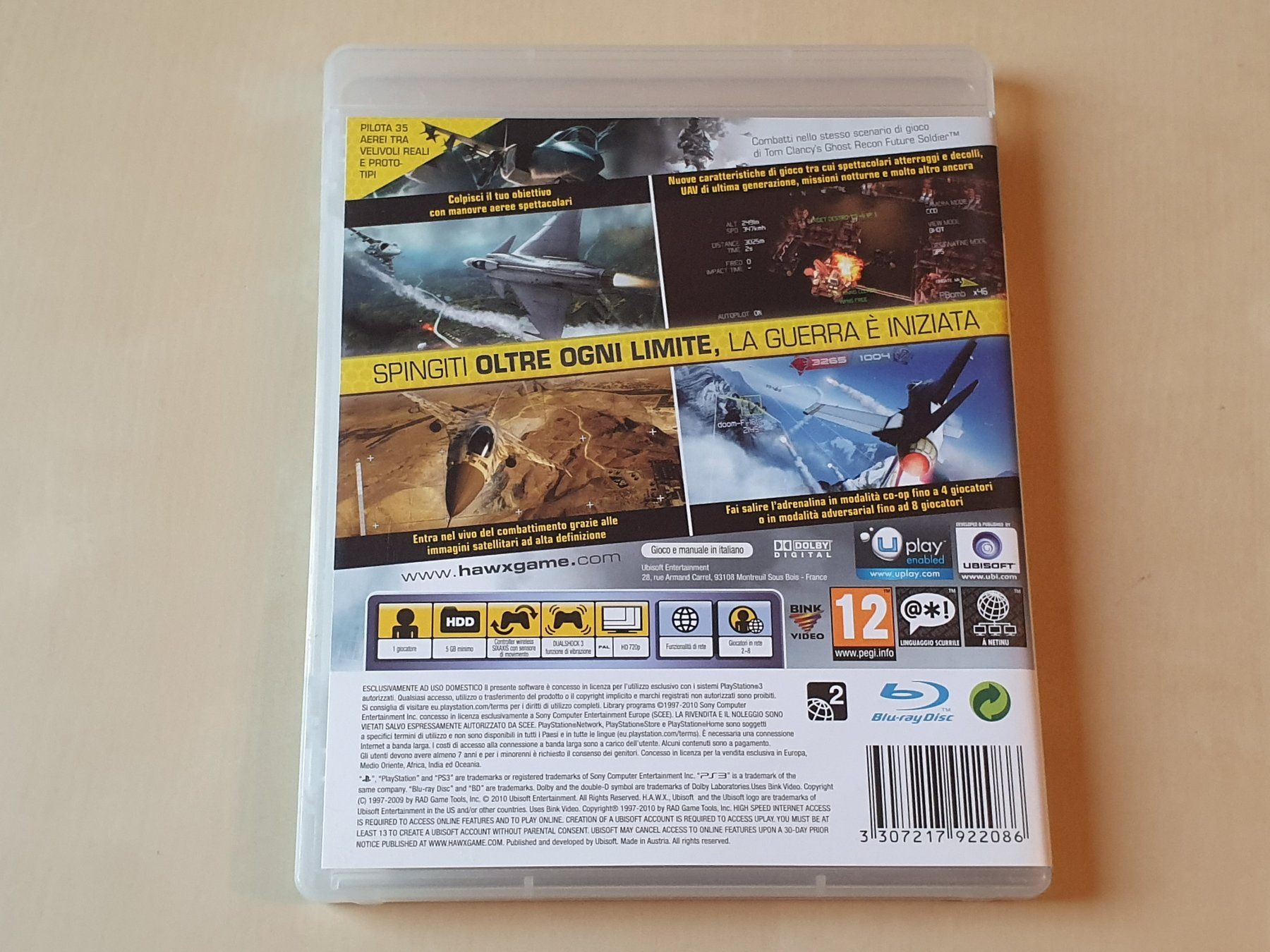Sony Giochi: Hawx 2 ITA – Usato da Stansstad venduto da collectorsshop 1