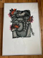 Rudolf Mirer, Lithografie, 85/180, 1990, Wassermann