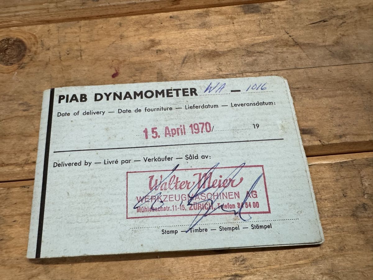 Misurare: Kranwaage PIAB Dynamometer WA-1016 – Usato da Brienz BE venduto da soto718 6