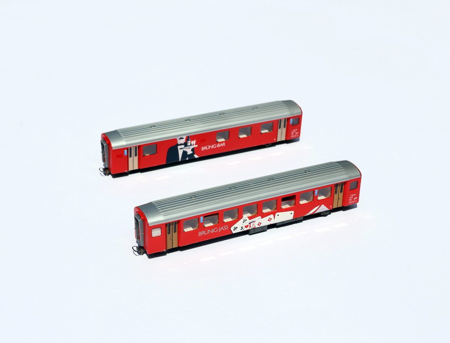 Bemo Modellini di ferrovie: Wagenpackung SBB Brünigbahn Servicewagen 2er Set von Bemo – Nuovo e nell'imballaggio originale da Rothenburg venduto da aron2006 1
