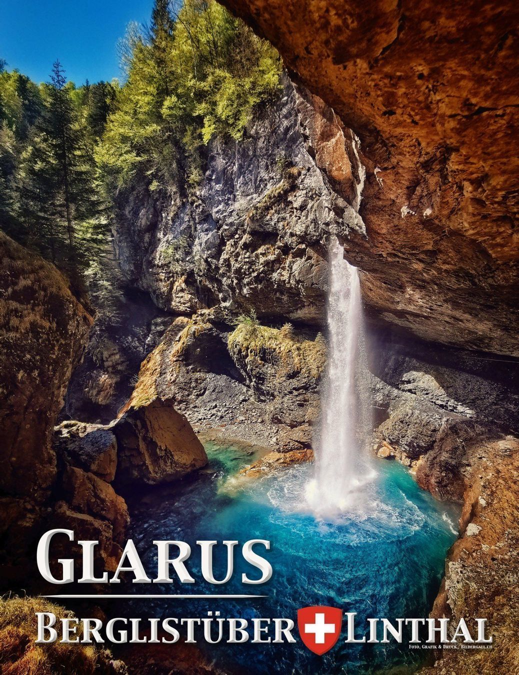 Foto & Immagini: Leinwandbild Glarus Linthal Berglistüber – Nuovo e nell'imballaggio originale da Schwanden GL venduto da FOTO-GALL