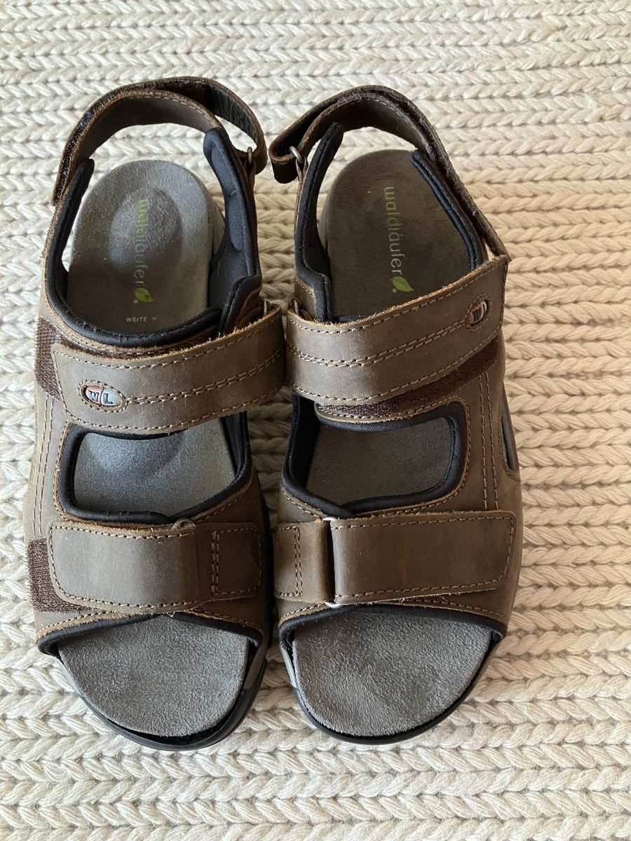 Scarpe da uomo: Waldläufer Leder Sandalen Harald 9 1/2 – Usato da Weiningen ZH venduto da moon-55 2